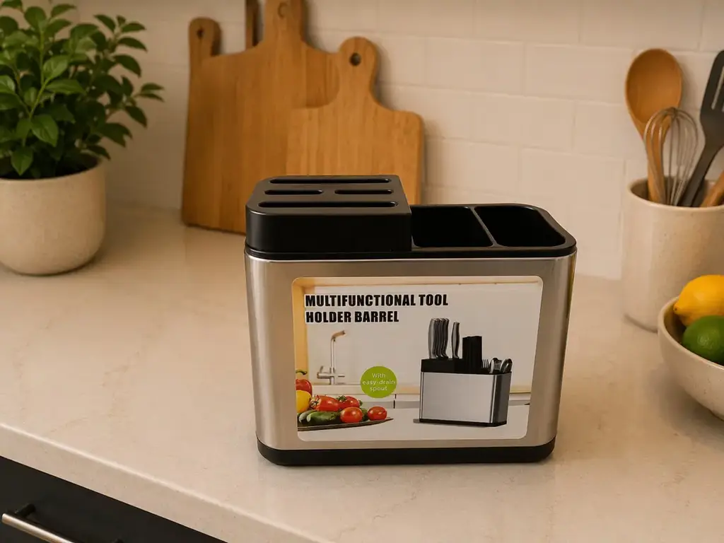 Multifunctional Kitchen Tool & Knife Holder – Second Hand