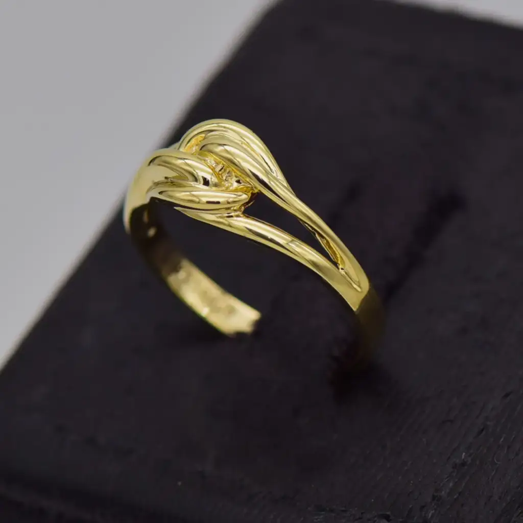 9ct Yellow Gold Dress Ring - View 3