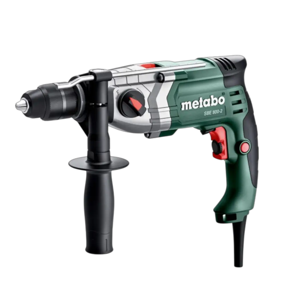 Metabo 800W Impact Drill Futuro Plus Keyless Chuck | Sbe 800-2