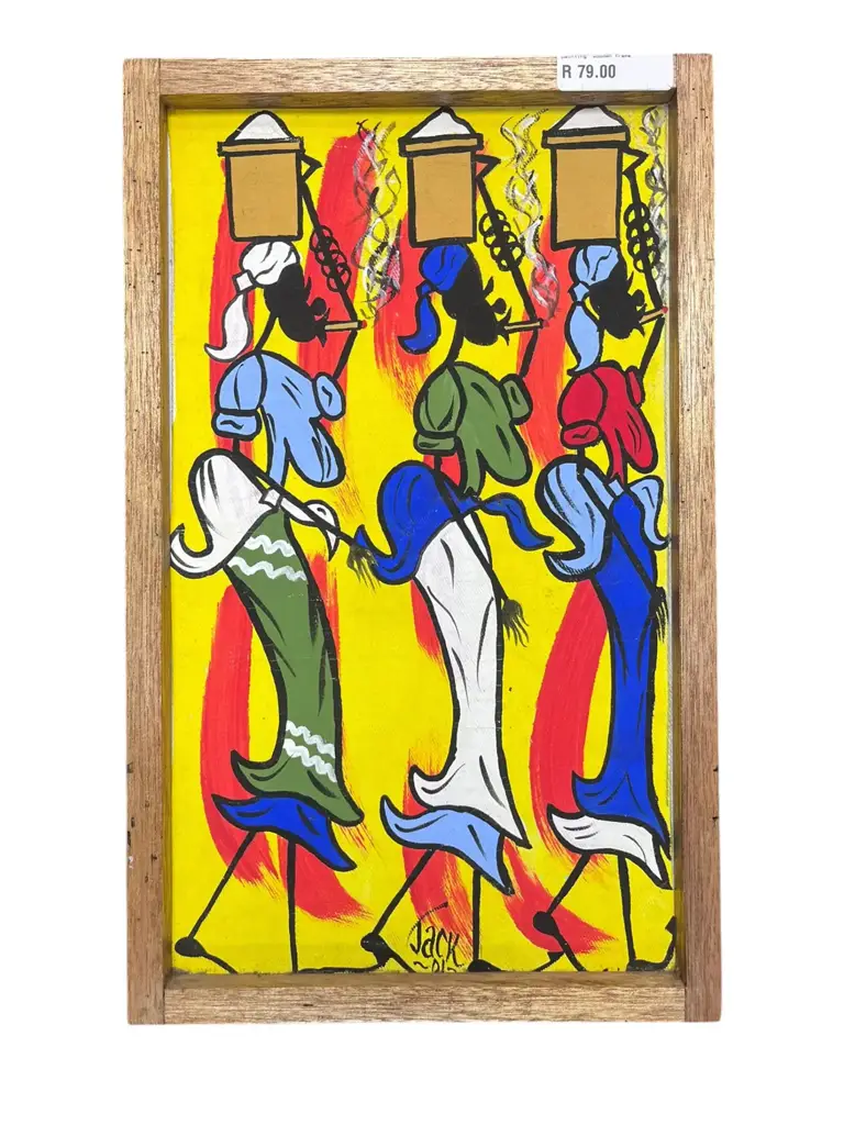 African Framed Painting