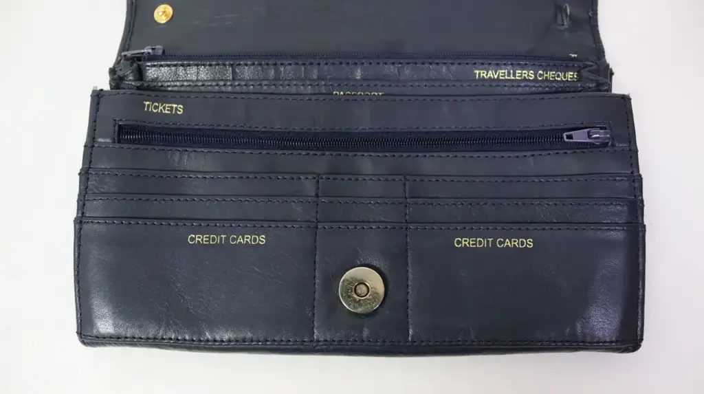 Genuine Nappa Leather Travel Wallet - View 4