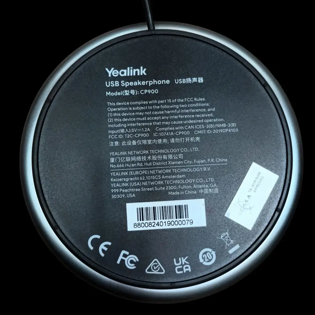 Yealink Cp900 Ultra-Compact Flexible Speakerphone (Standard Usb) - View 3