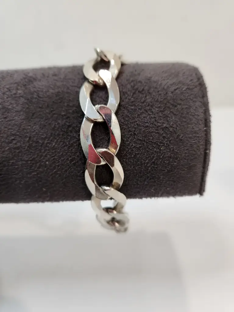 Sterling Silver Curb Link Bracelet