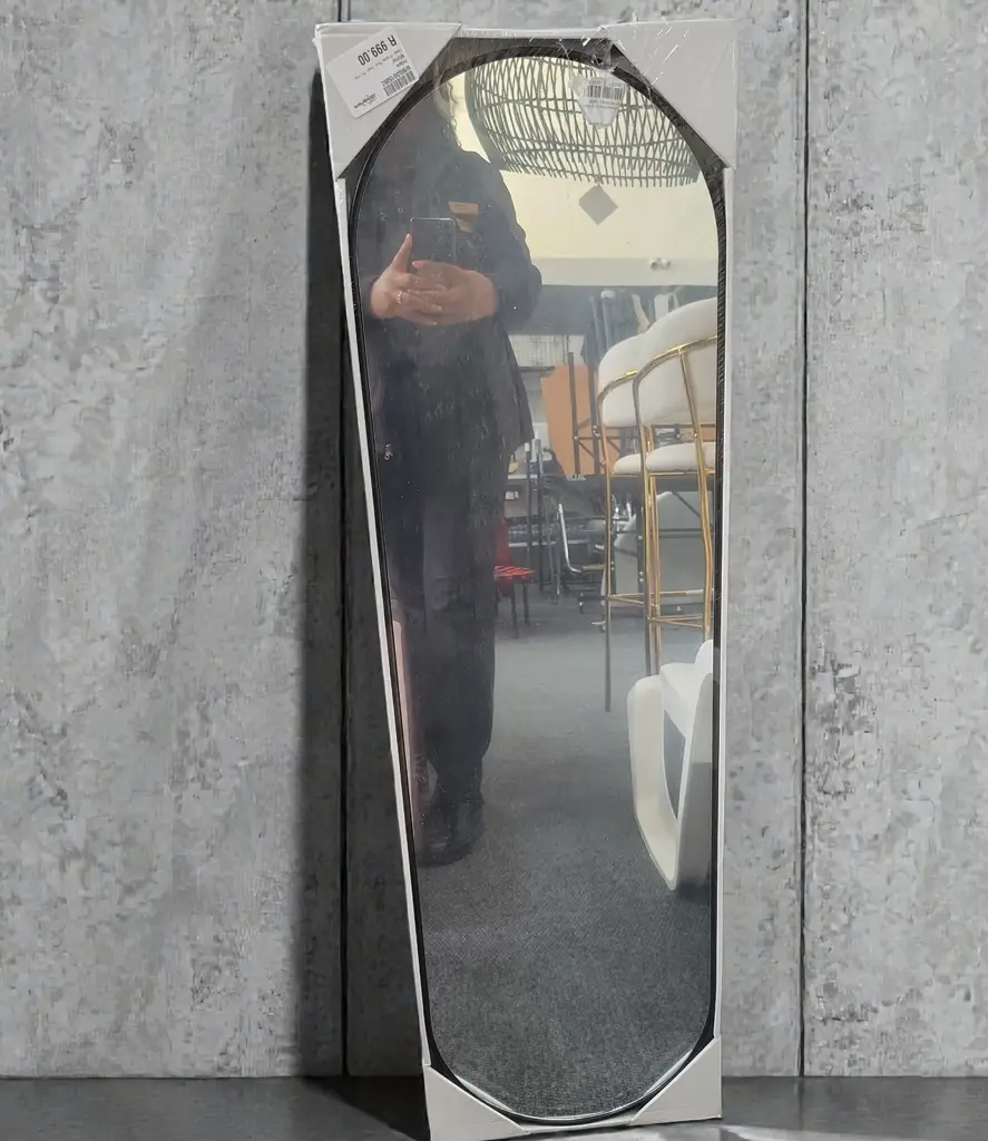 Deep Frame Pod Oval Mirror - View 2