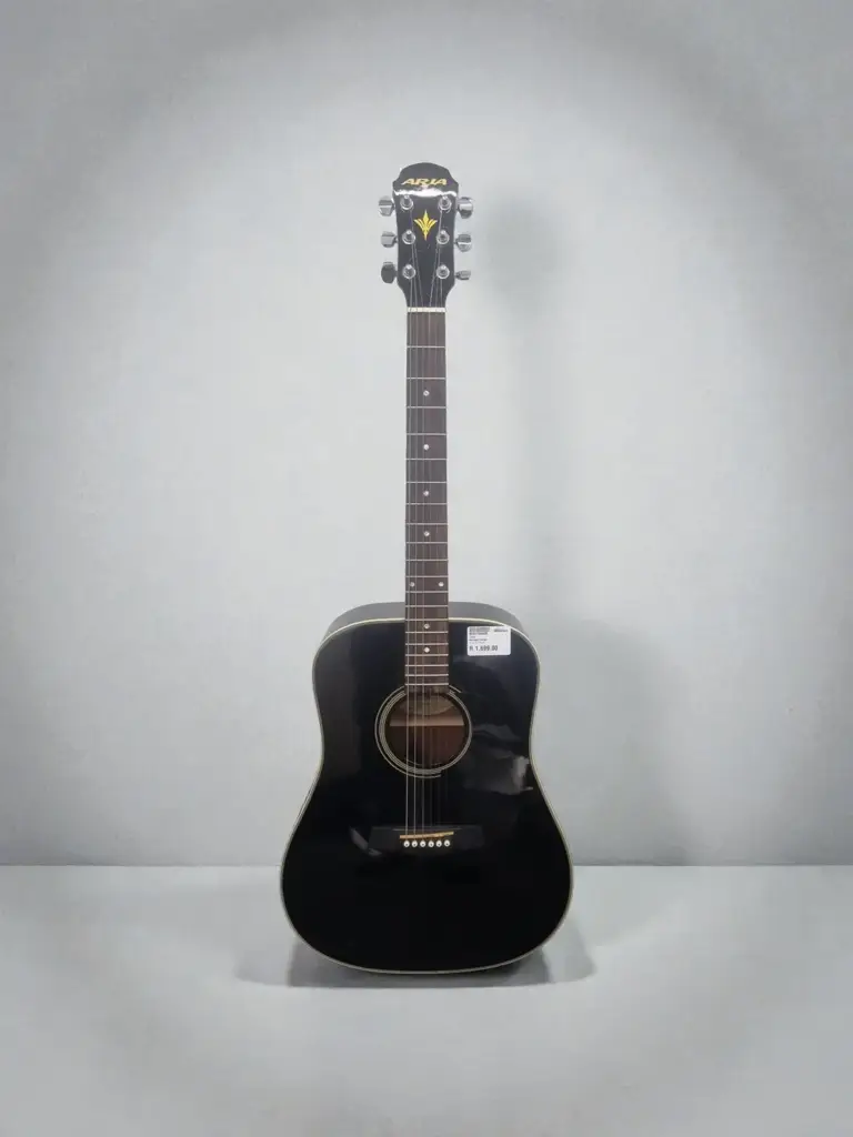 Aria Handcraft Fine Guitar Aw-75Qbk