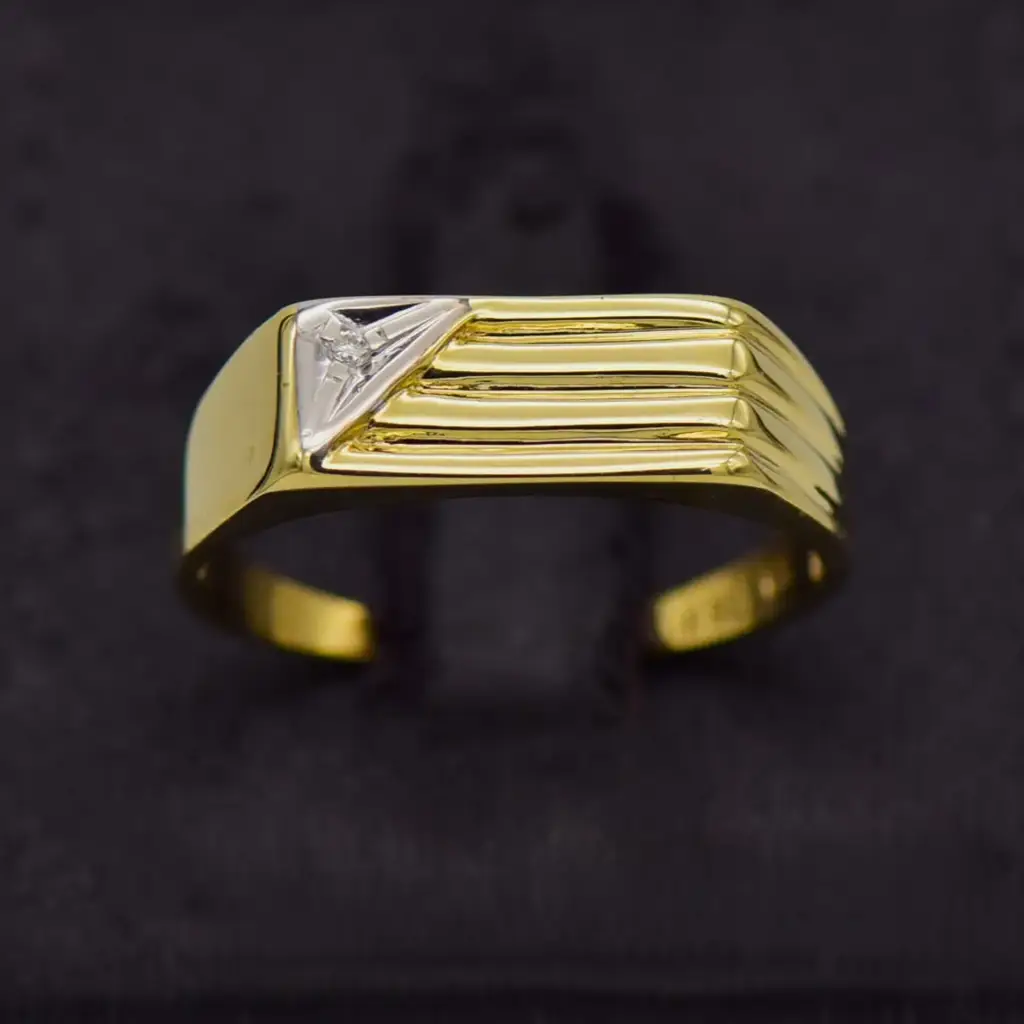 9ct Yellow Gold Men's Ring