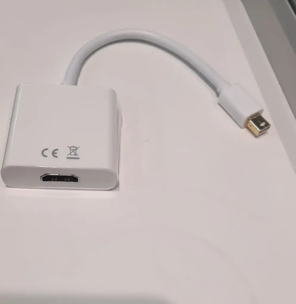 Volkano Miniport Mini Displayport To 4K Hdmi 10 Cm Adapter (White)