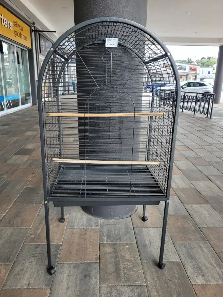 Black Metal Parrot Cage - View 3