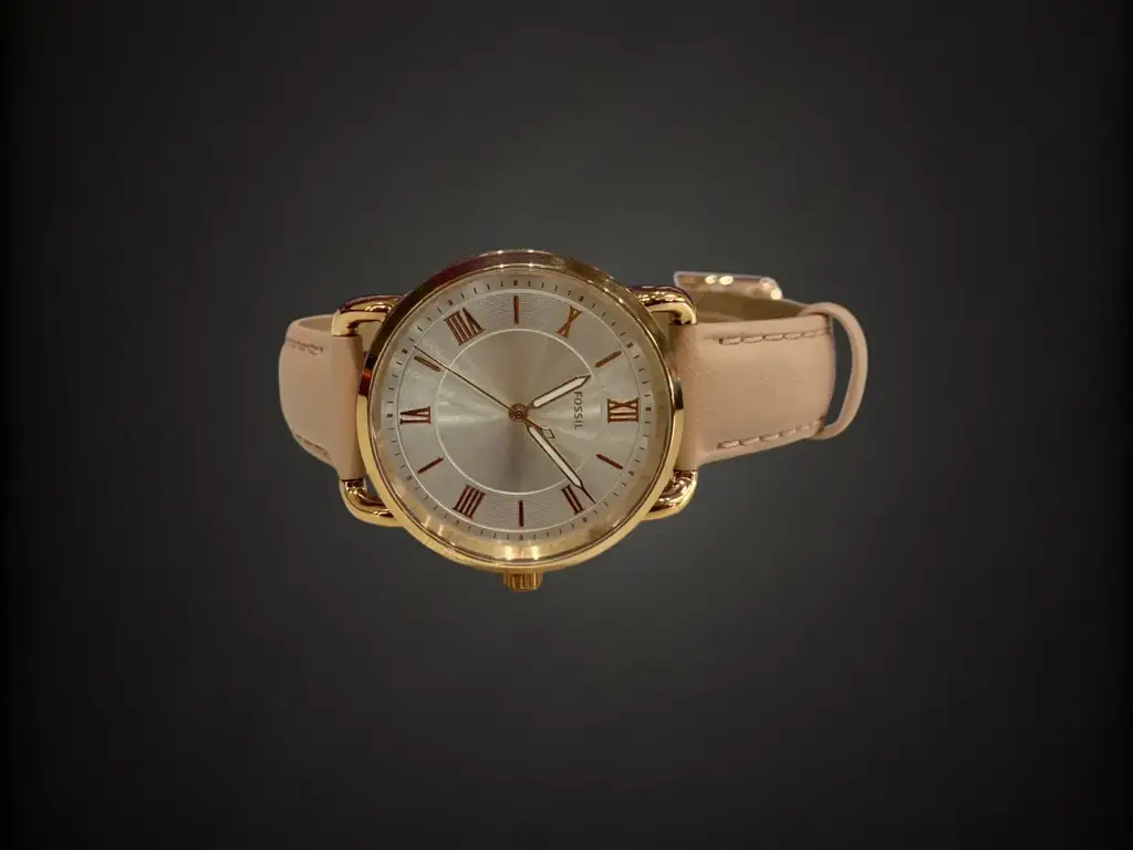 Fossil Copeland Three-Hand Nude Leather Watch (Model: Es4823). - View 4