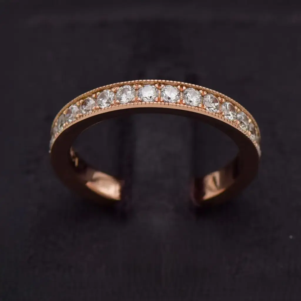 9ct Rose Gold Eternity Ring
