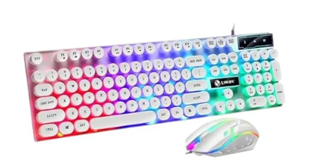 Gtx300 Punk Retro Gaming Keyboard & Mouse