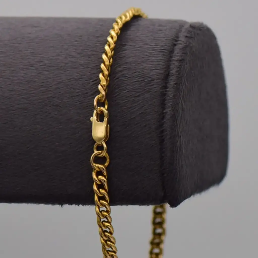 18ct & 21ct Yellow Gold Bracelet Curb-Link - View 2