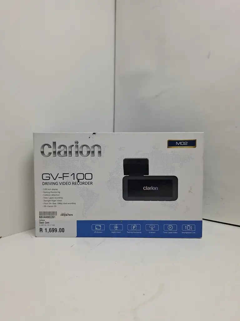 Clarion Dash Cam | Model: 6V-F100