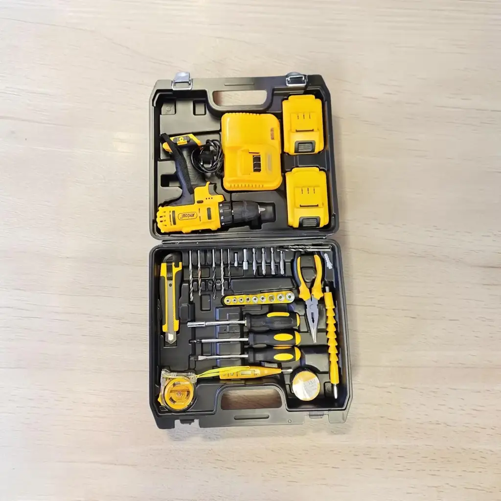 Andowl Tool Set 24-Piece Rechargeable Cordless Power Drill Kit - View 2
