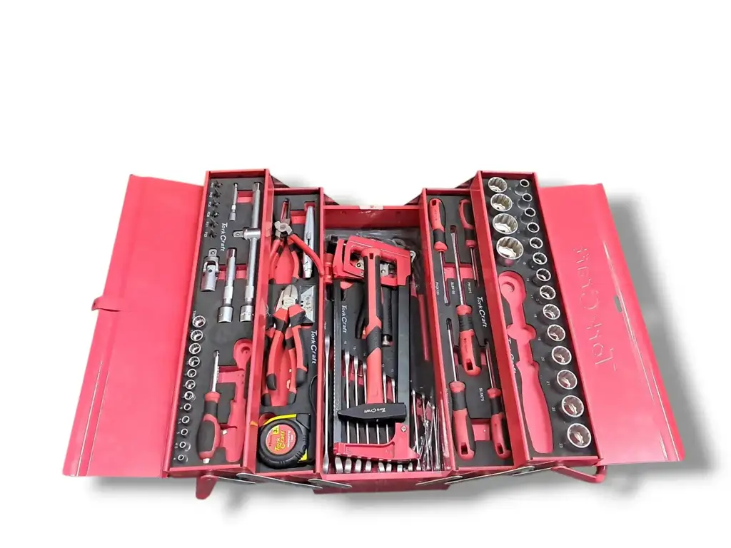 88Piece 5Tray Tork Craft Tool Box