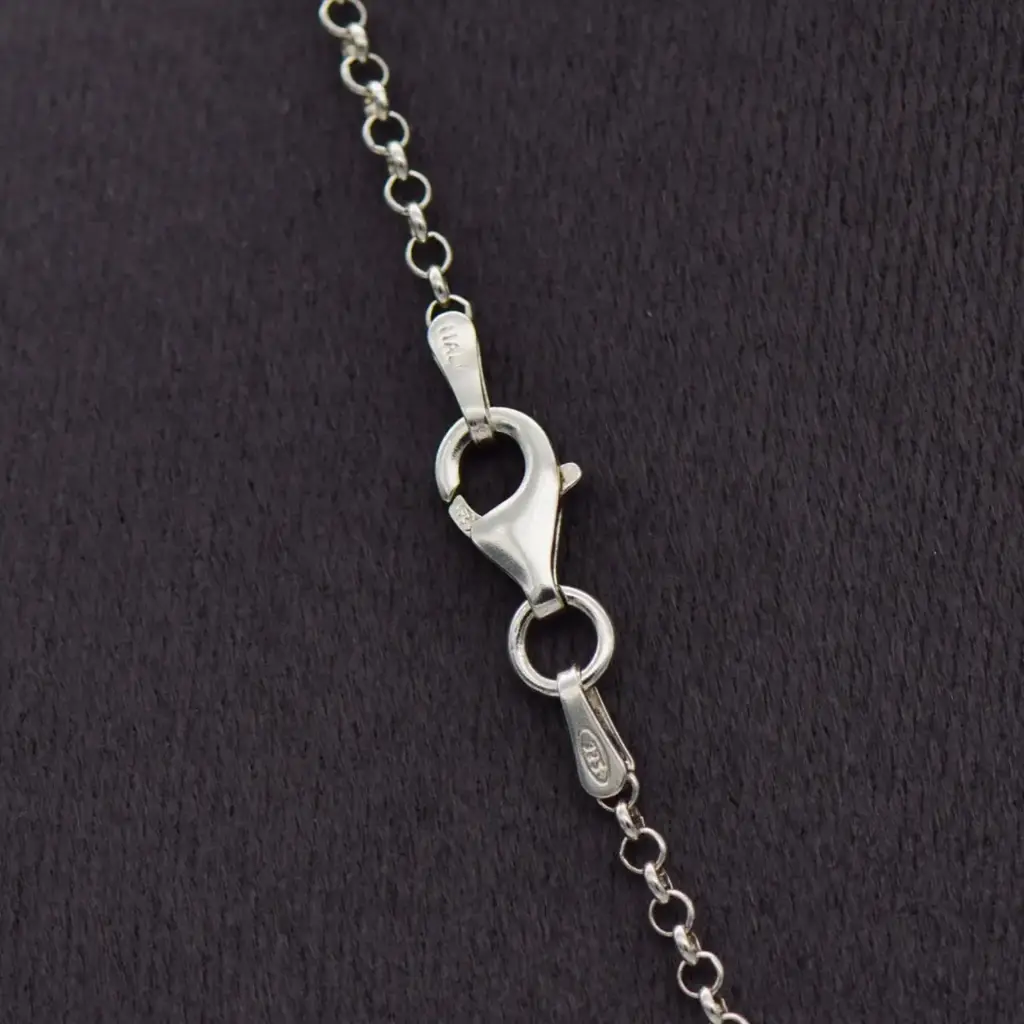 Silver-925 Chain Rolo-Link - View 4