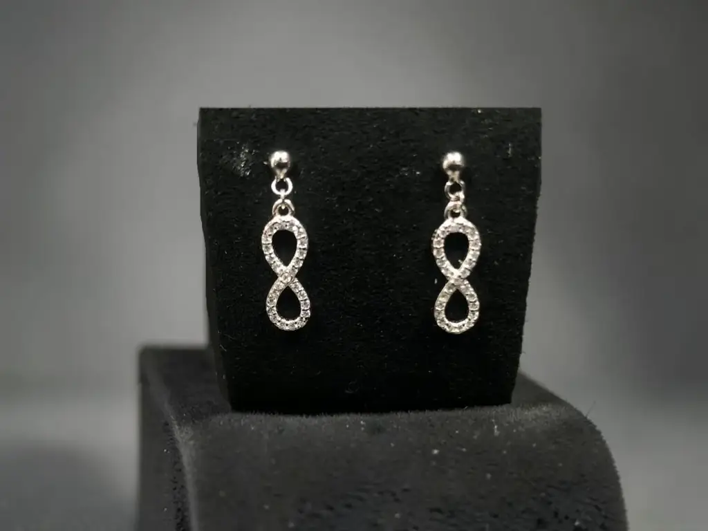 Infinity Drop Earrings (Sser 201)