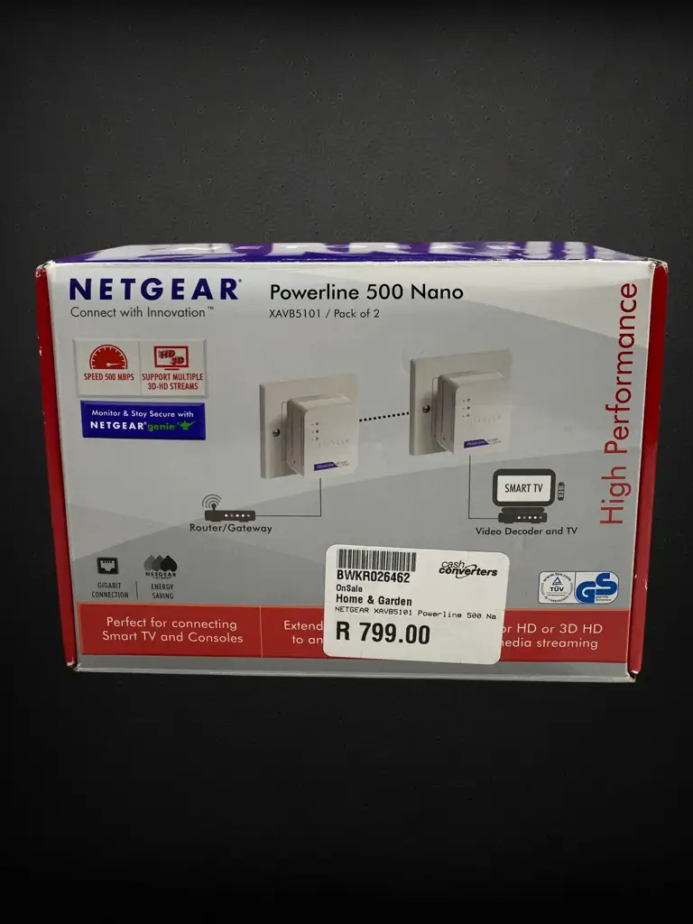 Netgear Powerline 500 Nano (Model Xavb5101) - View 4