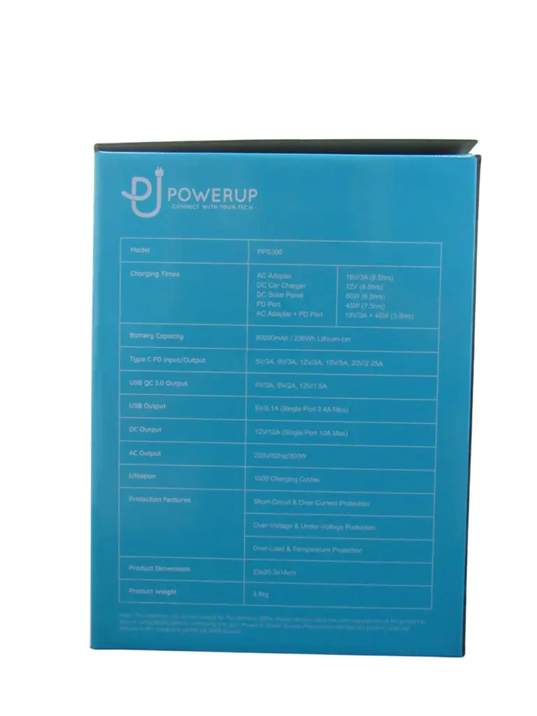 Portable Power Station 296Wh/300W - View 2