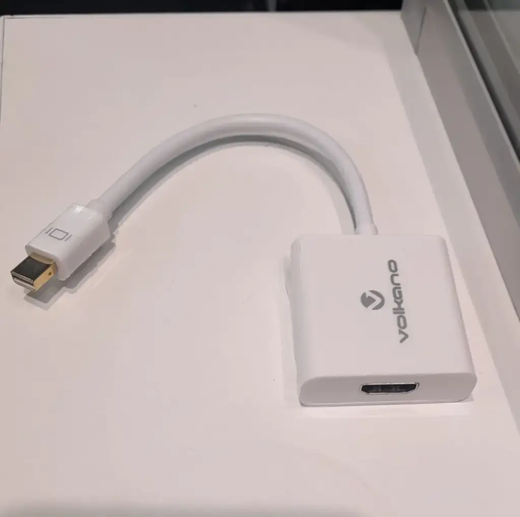 Volkano Miniport Mini Displayport To 4K Hdmi 10 Cm Adapter (White) - View 2