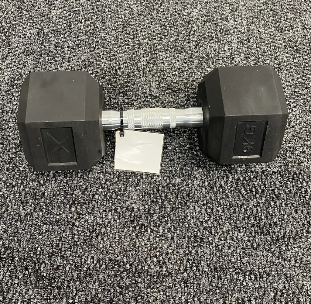 9Kg Hex Dumbell - View 2