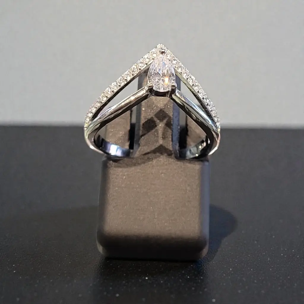 Teardrop Wishbone Ring 5Mm P