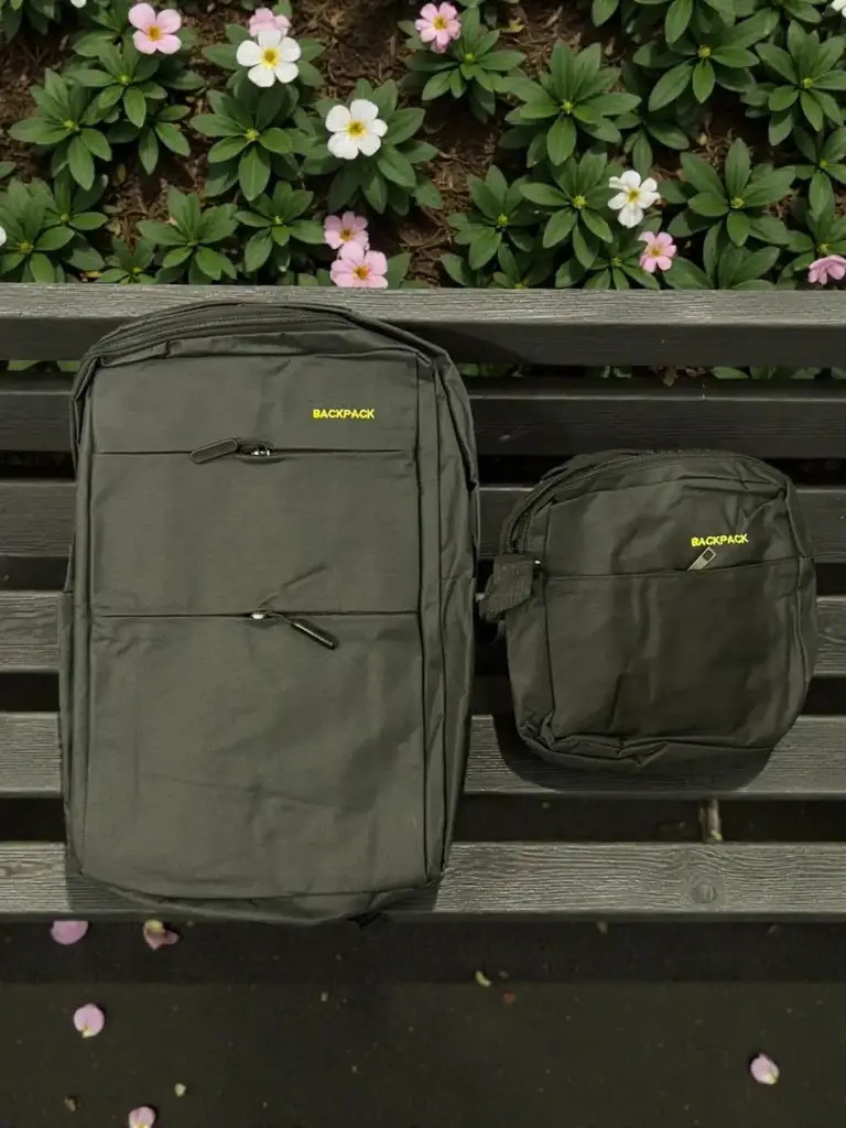 3 In 1 Black Backpack
