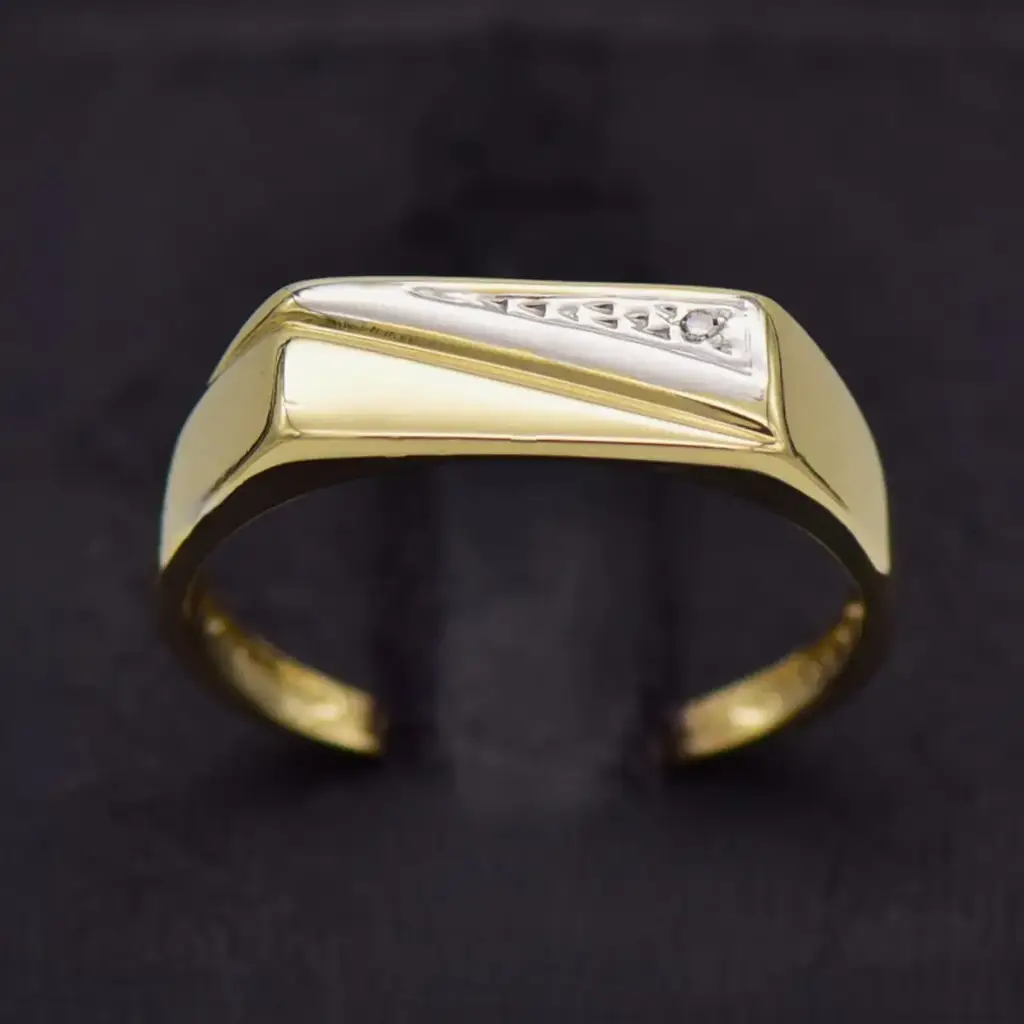 9ct Yellow Gold Men's Ring