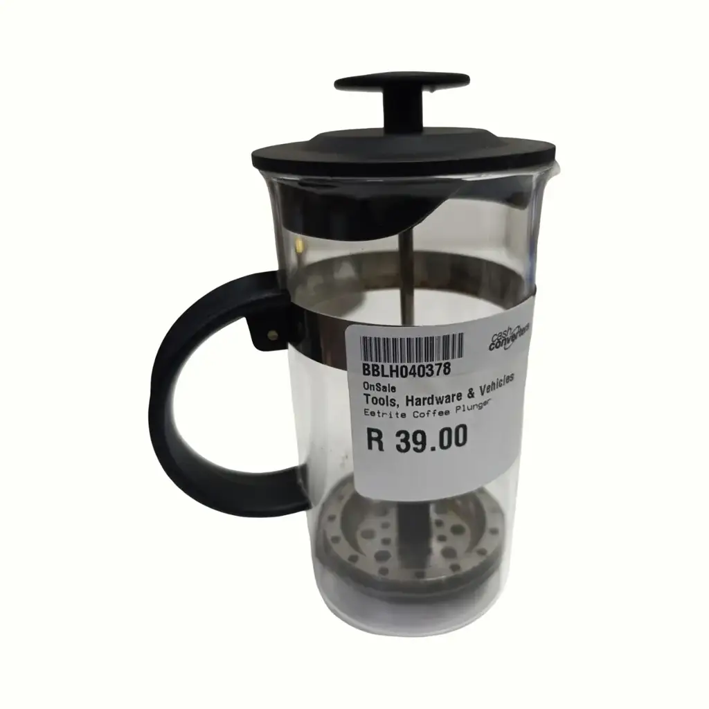 Classic Glass & Stainless Steel French Press Coffee Maker