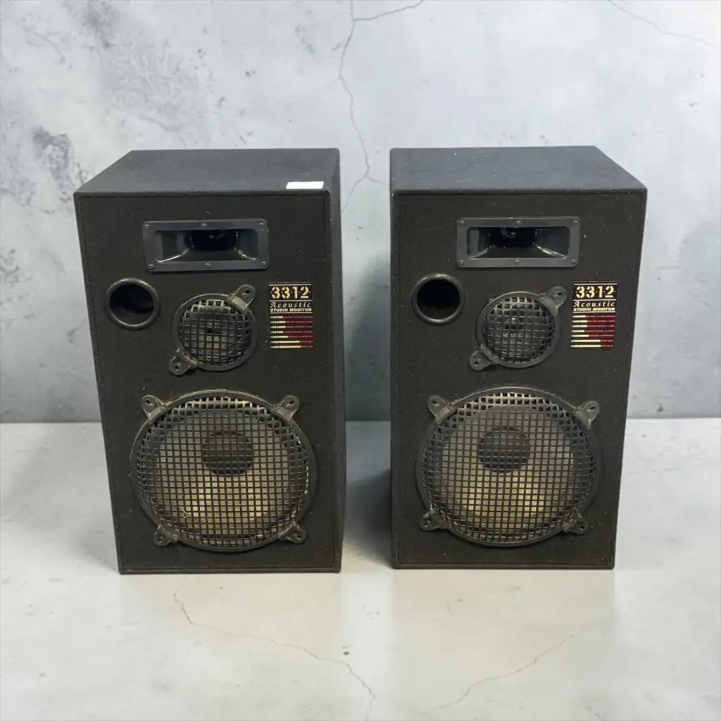 Acoustic Studio Monitor 3312 Set Of 2 Cb Speaker
