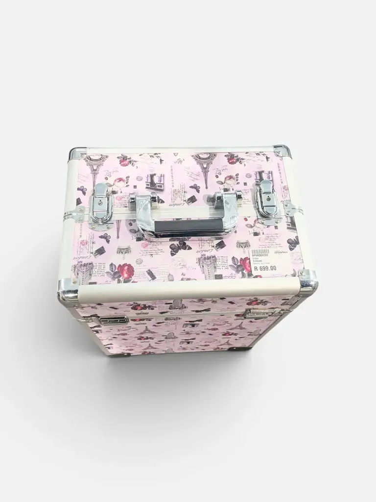 Rolling Trolley Train Makeup Box Professional Makeup - View 2