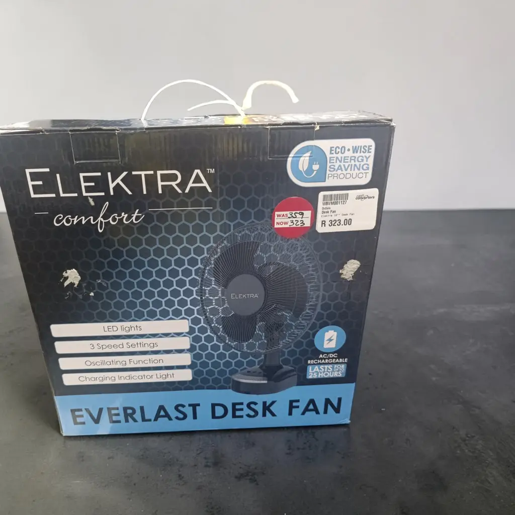 Elektra Desk Fan
