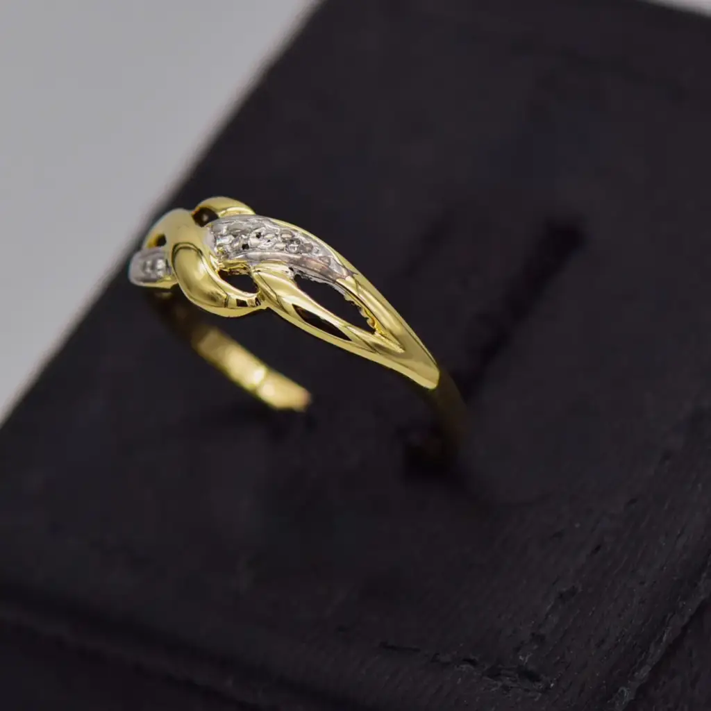 9ct Yellow Gold Dress Ring - View 3