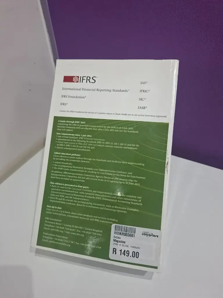 Ifrs A Guide Through Book