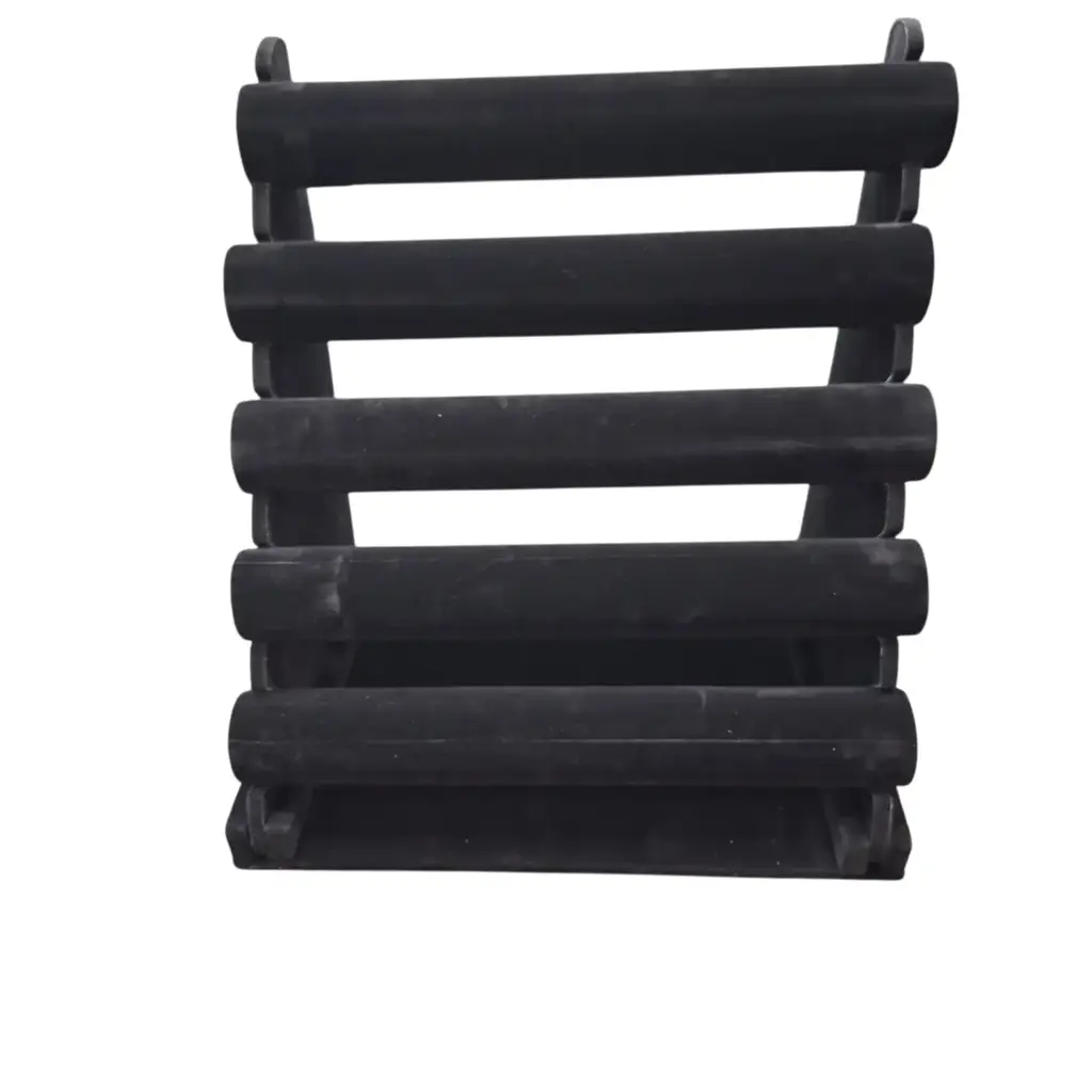Black 5-Tier Velvet Bracelet And Watch Display Stand - View 2