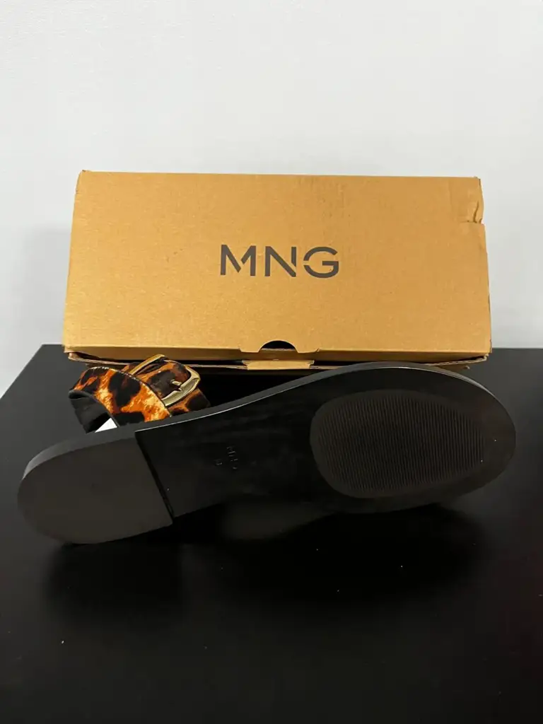 Mango Anillo Leopard Sandals - View 3