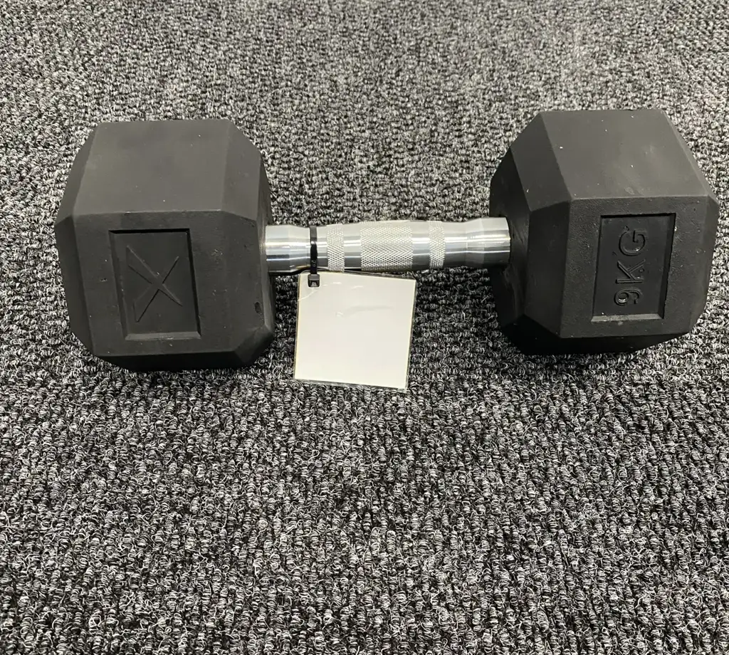 9Kg Hex Dumbell