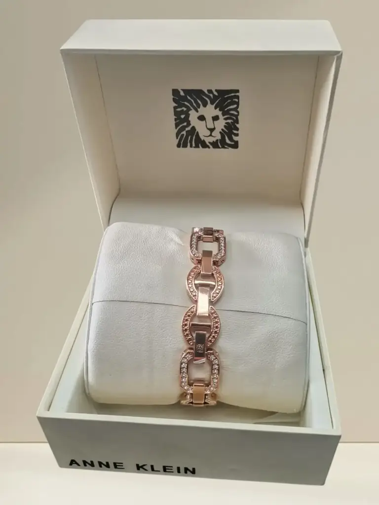 Anne Klein Crystal Accented Open Link Watch 925 - View 2