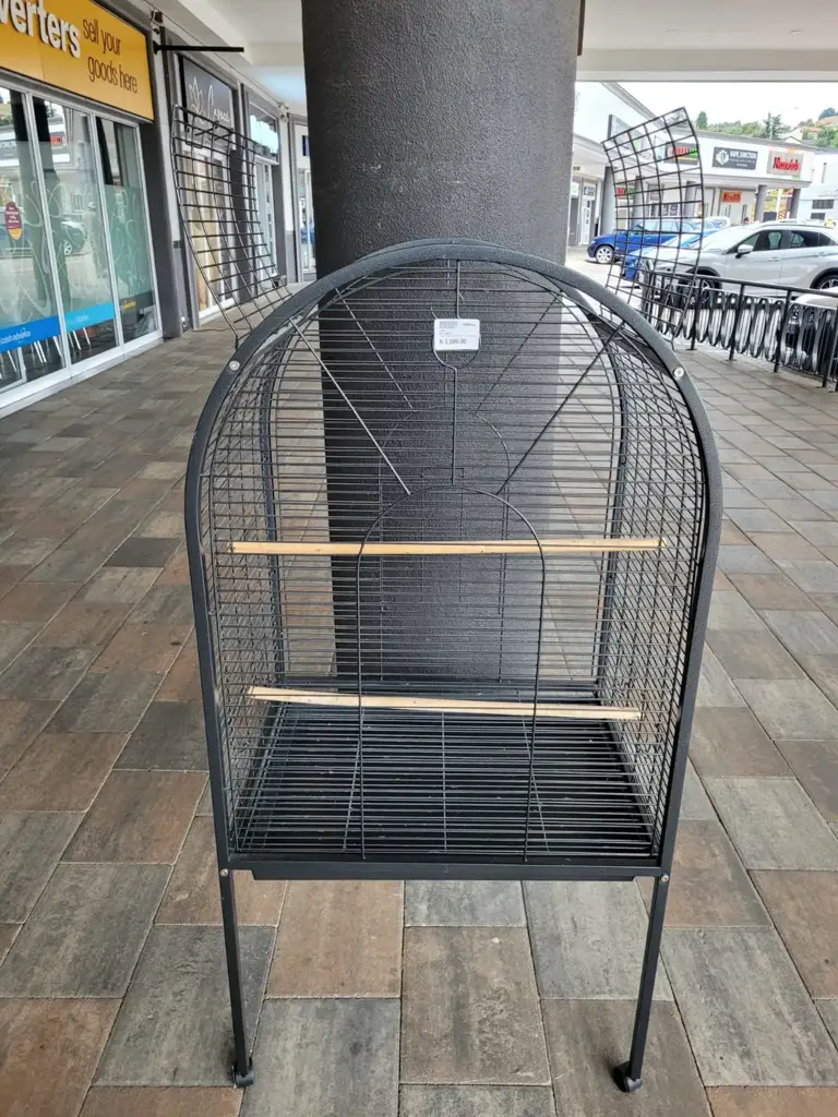 Black Metal Parrot Cage
