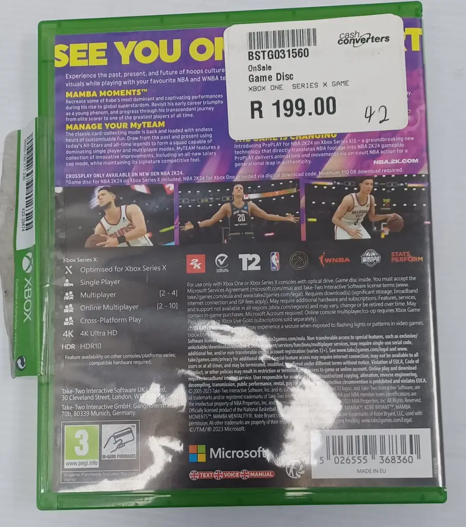 2K Xbox One/Xbox Series X Nba 2K24 Video Game - View 4