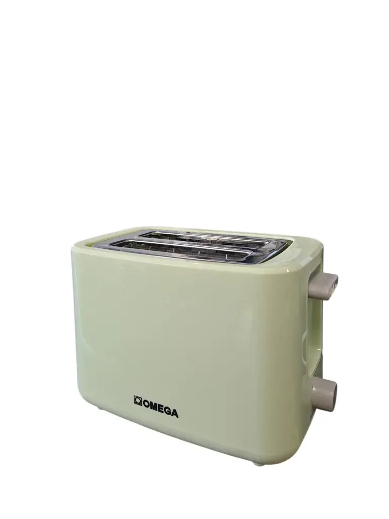 Omega 2-Slice Toaster With 7 Toasting Levels & Anti-Slip Base