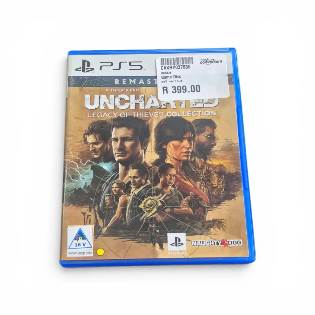 Uncharted: Legacy Of Thieves Collection Video Game For The Playstation 5