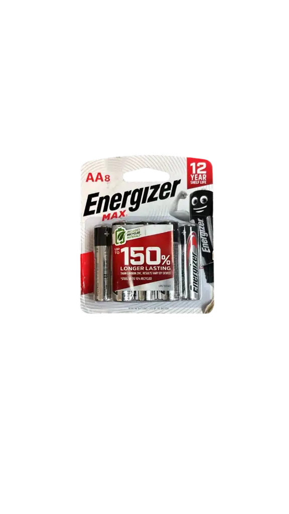 Energizer Max Aa Alkaline Batteries 8-Pack