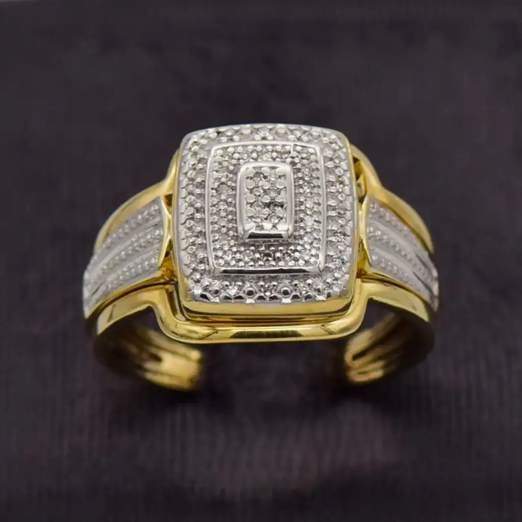9Ct Yellow Gold Wedding Ring Trip Set