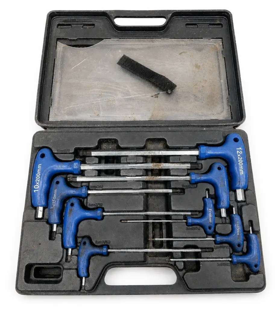 Mac Afric Heavy Duty 9-Piece T-Handle Hex Key Set - View 2
