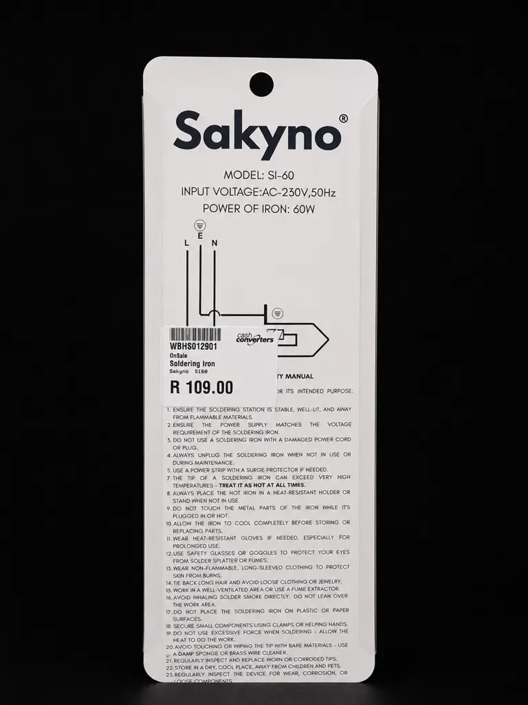 Sakyno Si-60 Electric Soldering Iron (60W) - View 2