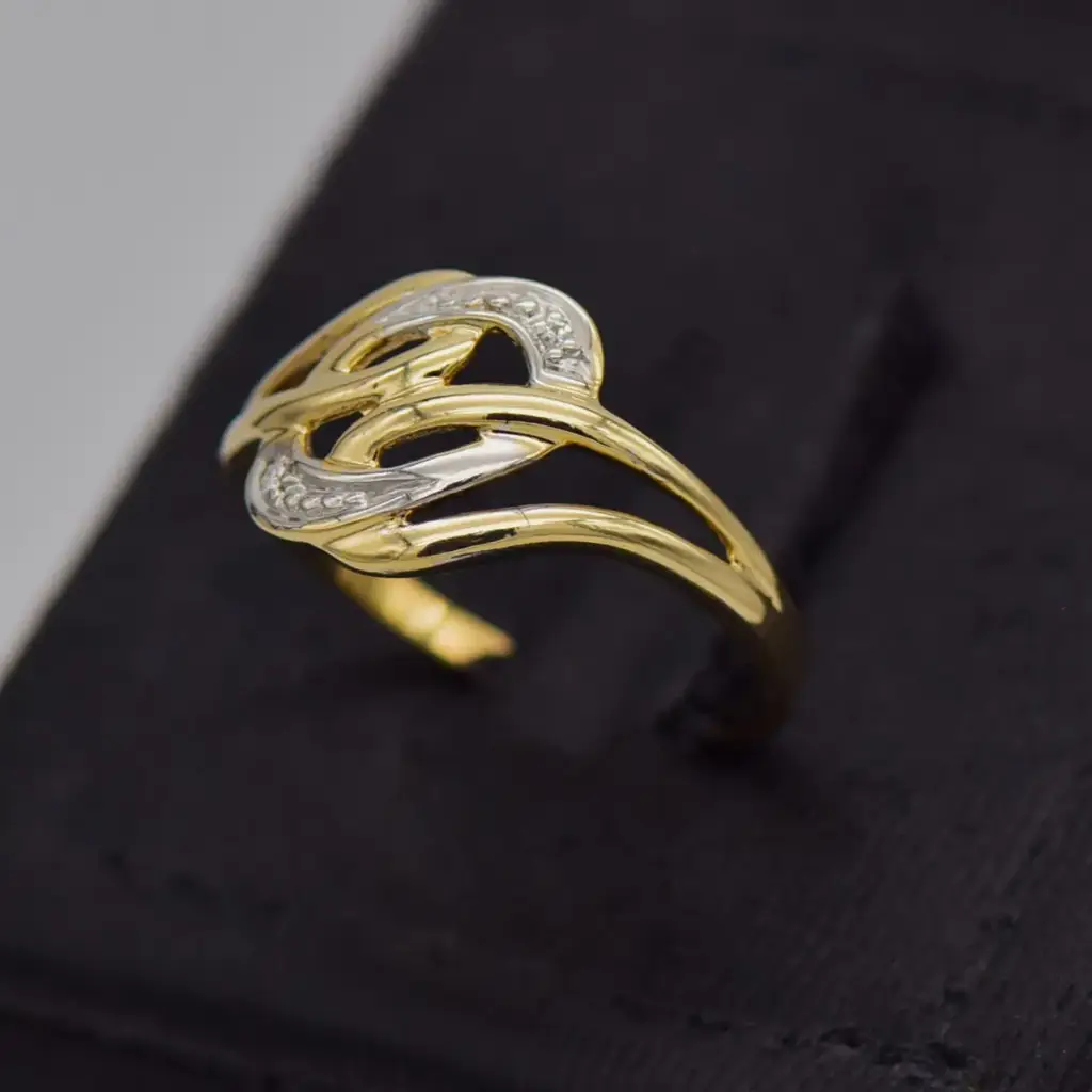 9ct Yellow Gold Dress Ring - View 3