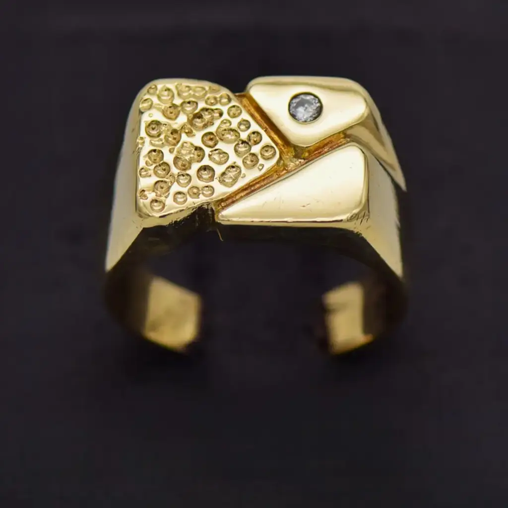 9ct Yellow Gold Men's Ring