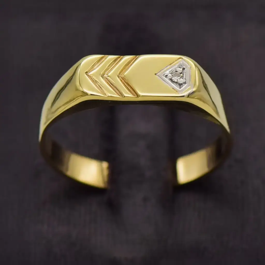 9ct Yellow Gold Men's Ring