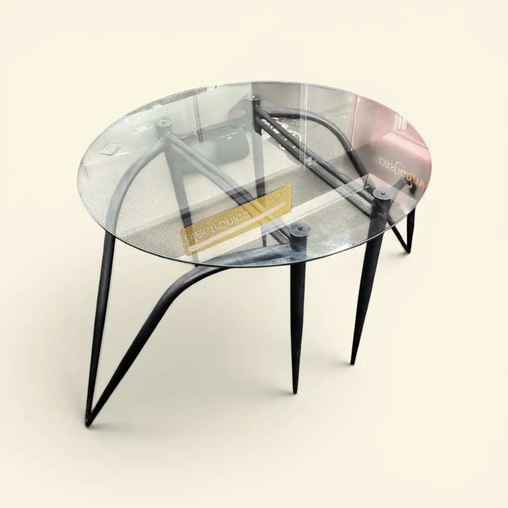 Glass Round Table